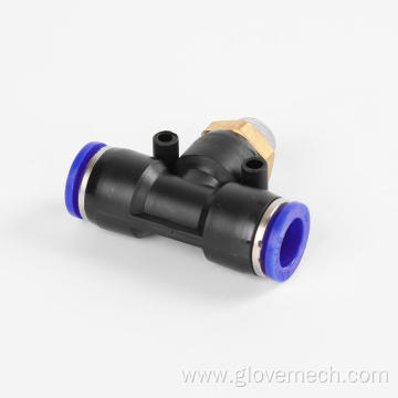 PB flexible three way pipe pneumatic fittings connector